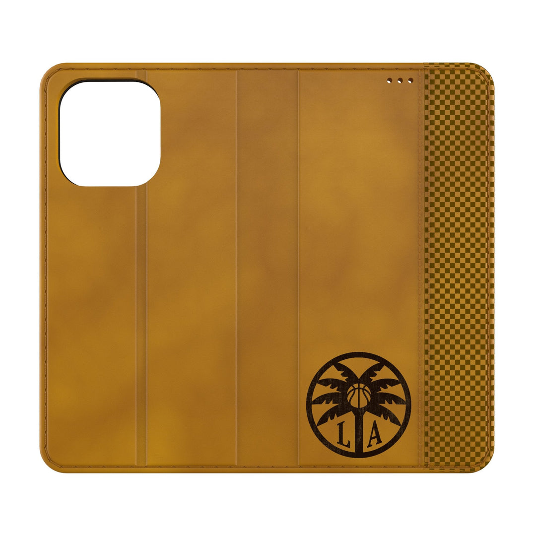 Los Angeles Sparks Burn Folio Phone Case for Apple iPhone