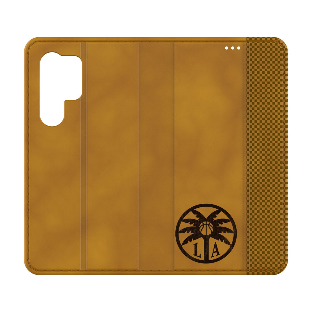 Los Angeles Sparks Burn Folio Phone Case for Samsung Galaxy