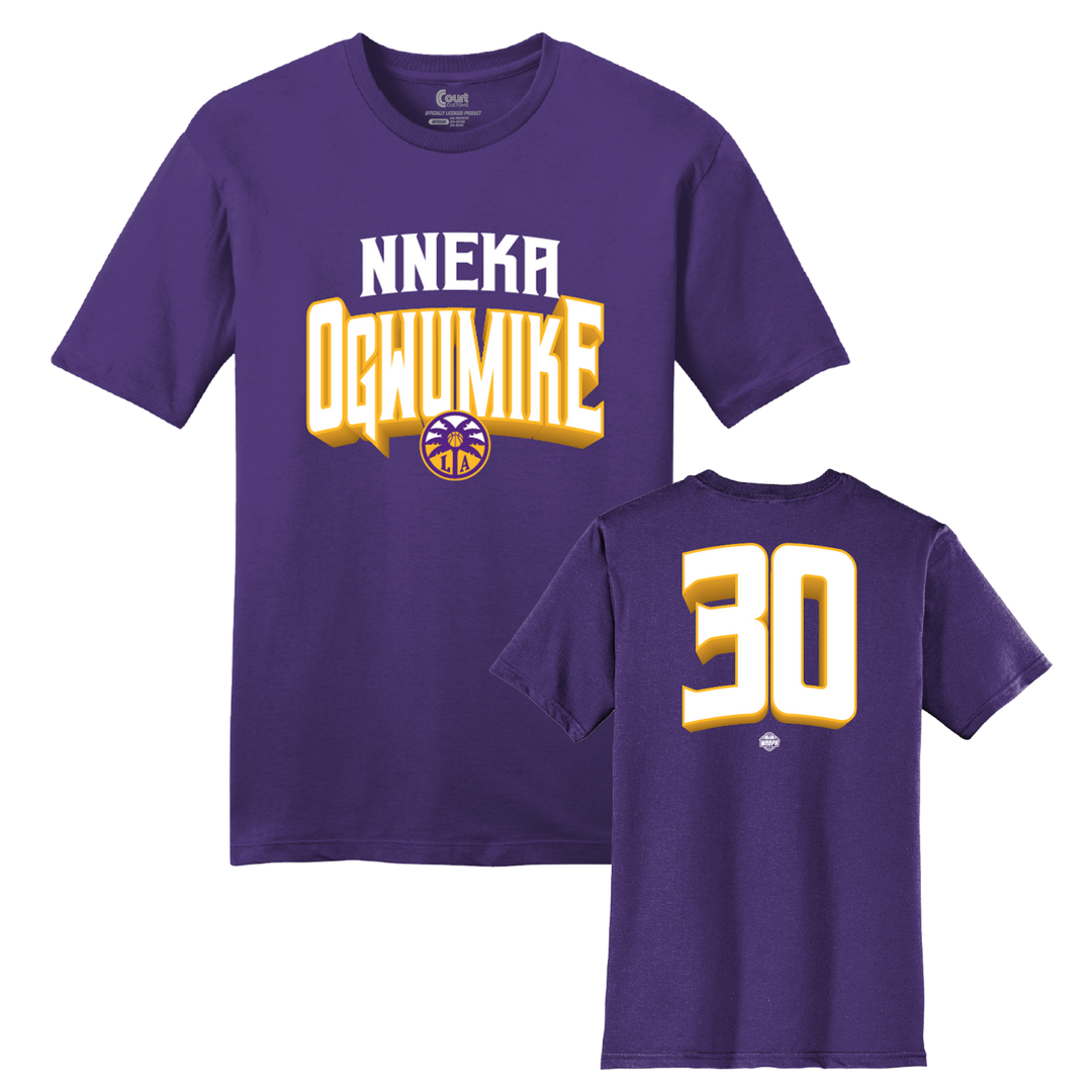 Los Angeles Sparks Burst T-Shirt - Ogwumike