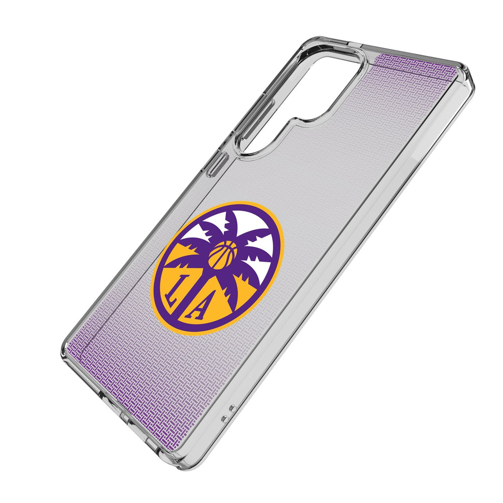 Los Angeles Sparks Linen Clear Phone Case for Samsung Galaxy