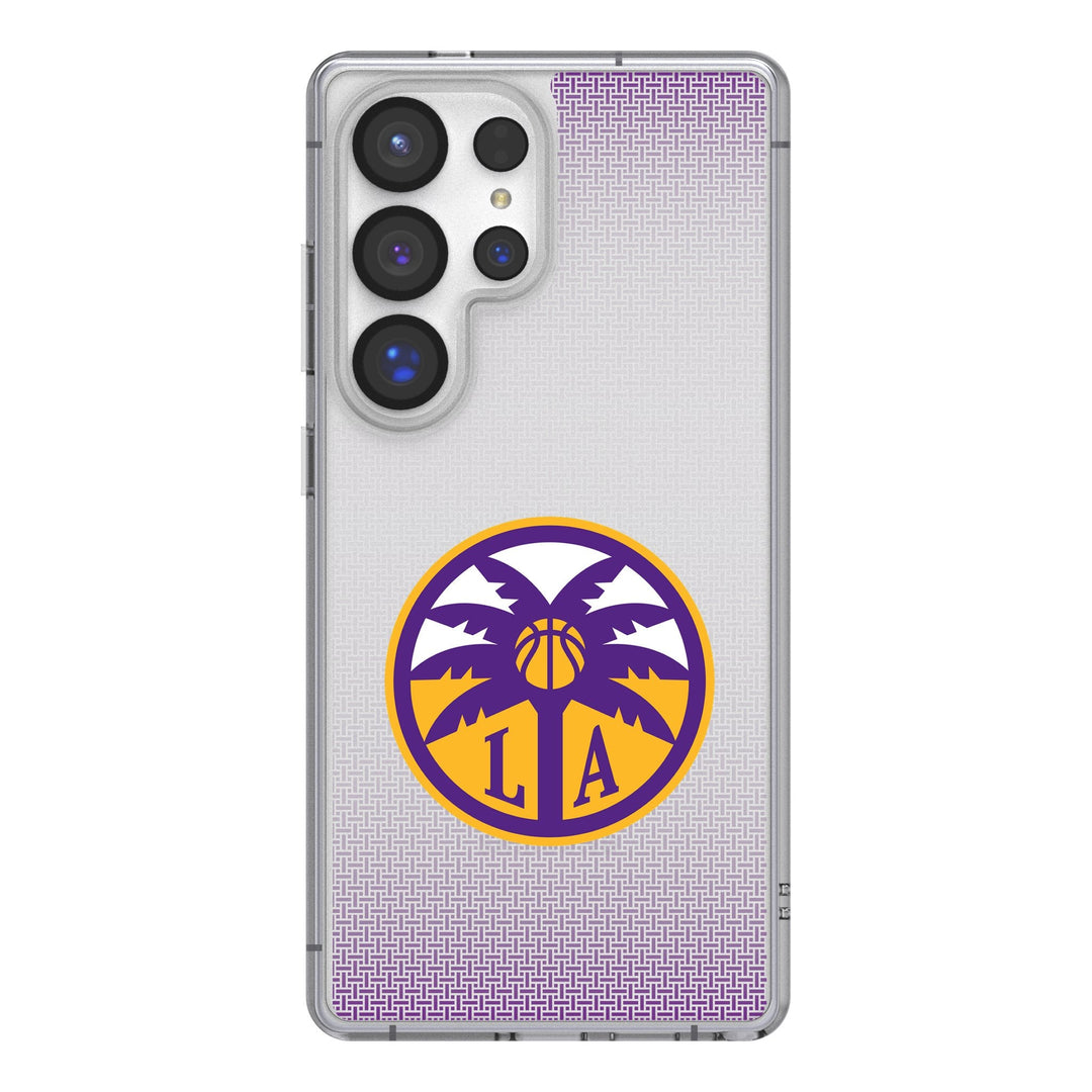 Los Angeles Sparks Linen Clear Phone Case for Samsung Galaxy