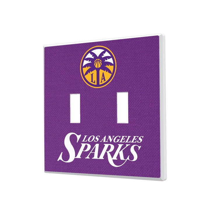 Los Angeles Sparks Solid Hidden-Screw Light Switch Plate