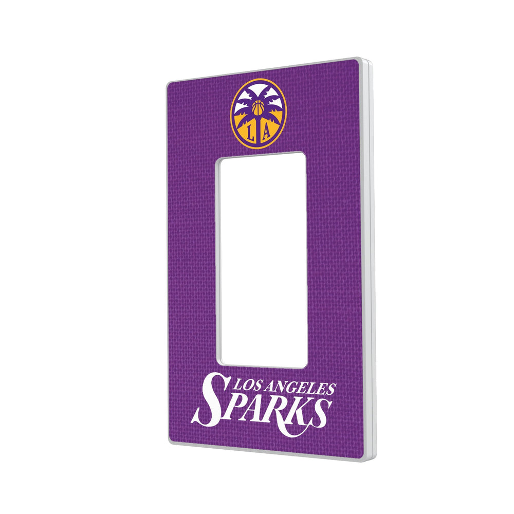 Los Angeles Sparks Solid Hidden-Screw Light Switch Plate