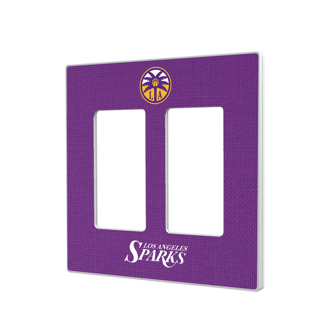 Los Angeles Sparks Solid Hidden-Screw Light Switch Plate