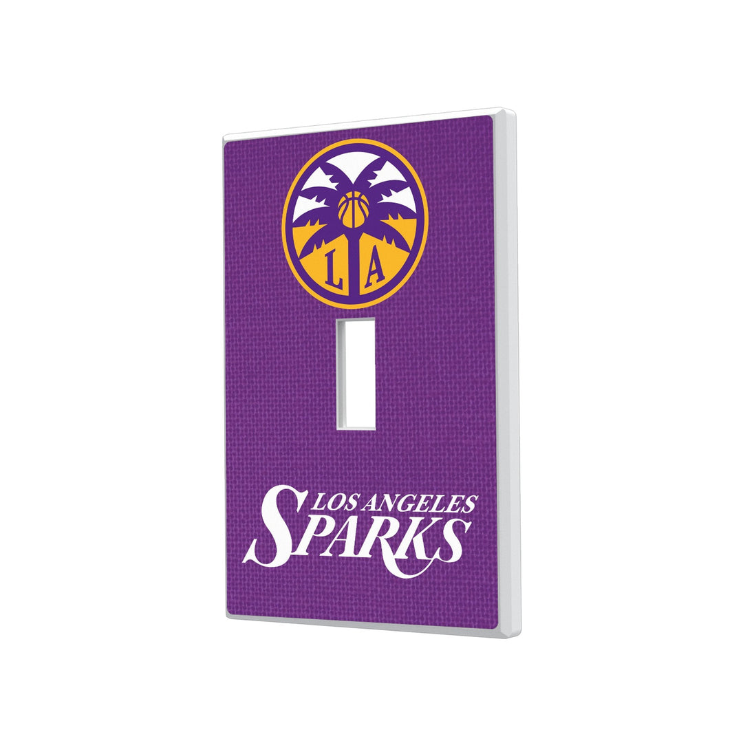 Los Angeles Sparks Solid Hidden-Screw Light Switch Plate