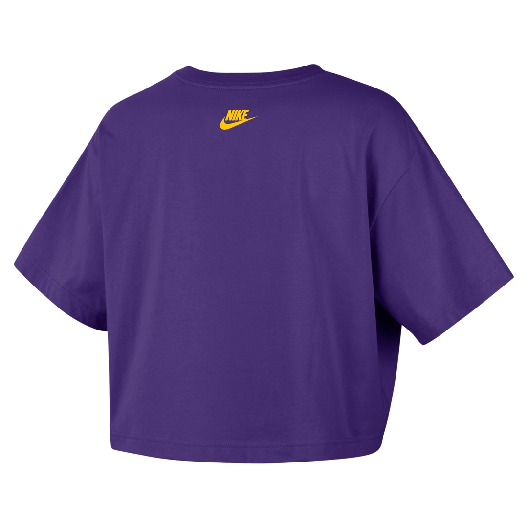 Los Angeles Sparks Womens Nike Origins Cropped T-Shirt