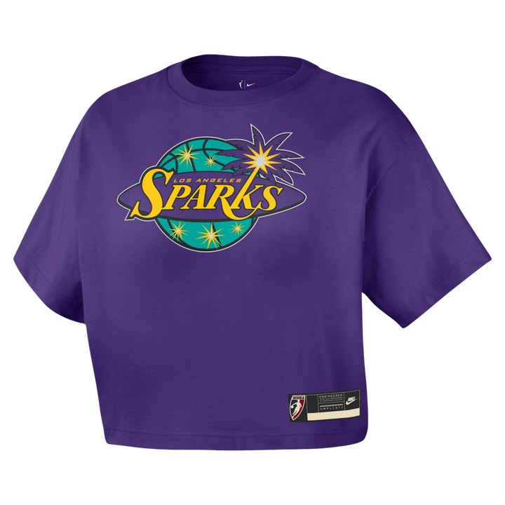 Los Angeles Sparks Womens Nike Origins Cropped T-Shirt