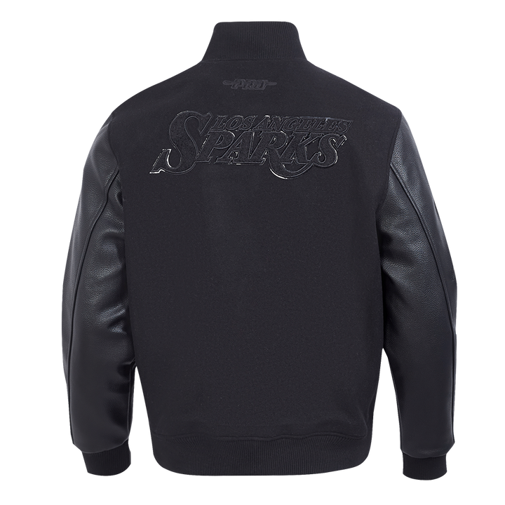 Pro Standard x Sparks Triple Black Varsity Jacket
