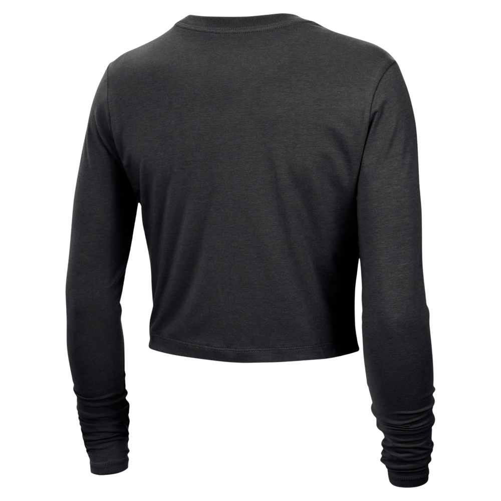 Womens Nike Long Sleeve Cropped T-Shirt