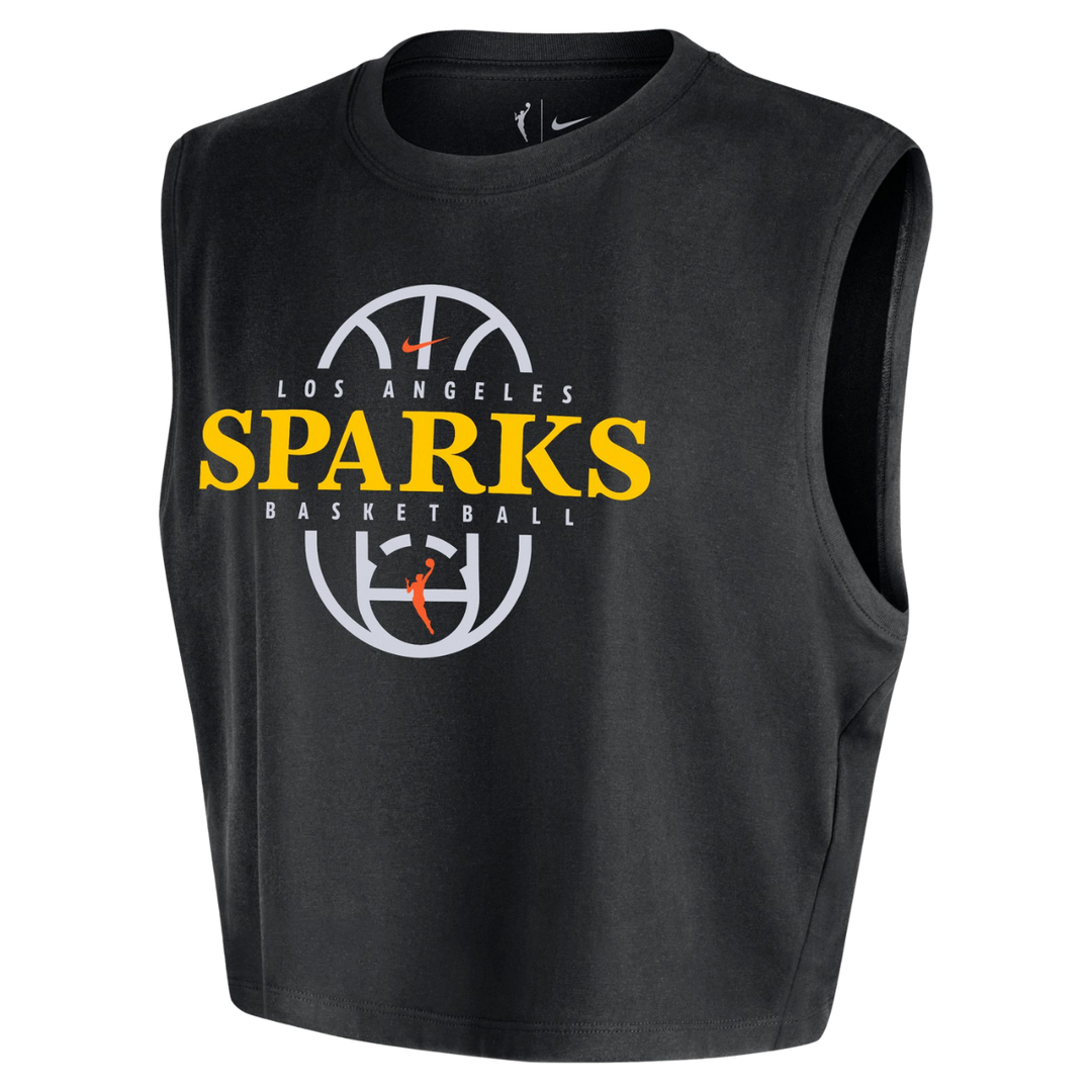 Womens Nike x Sparks Sleeveless Crop T-Shirt Front