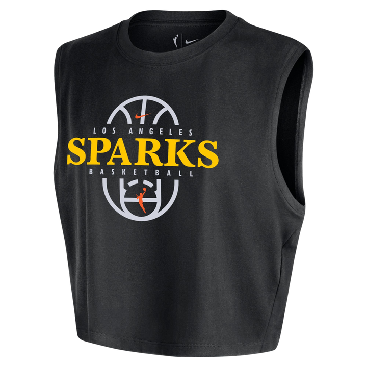 Womens Nike x Sparks Sleeveless Crop T-Shirt Front