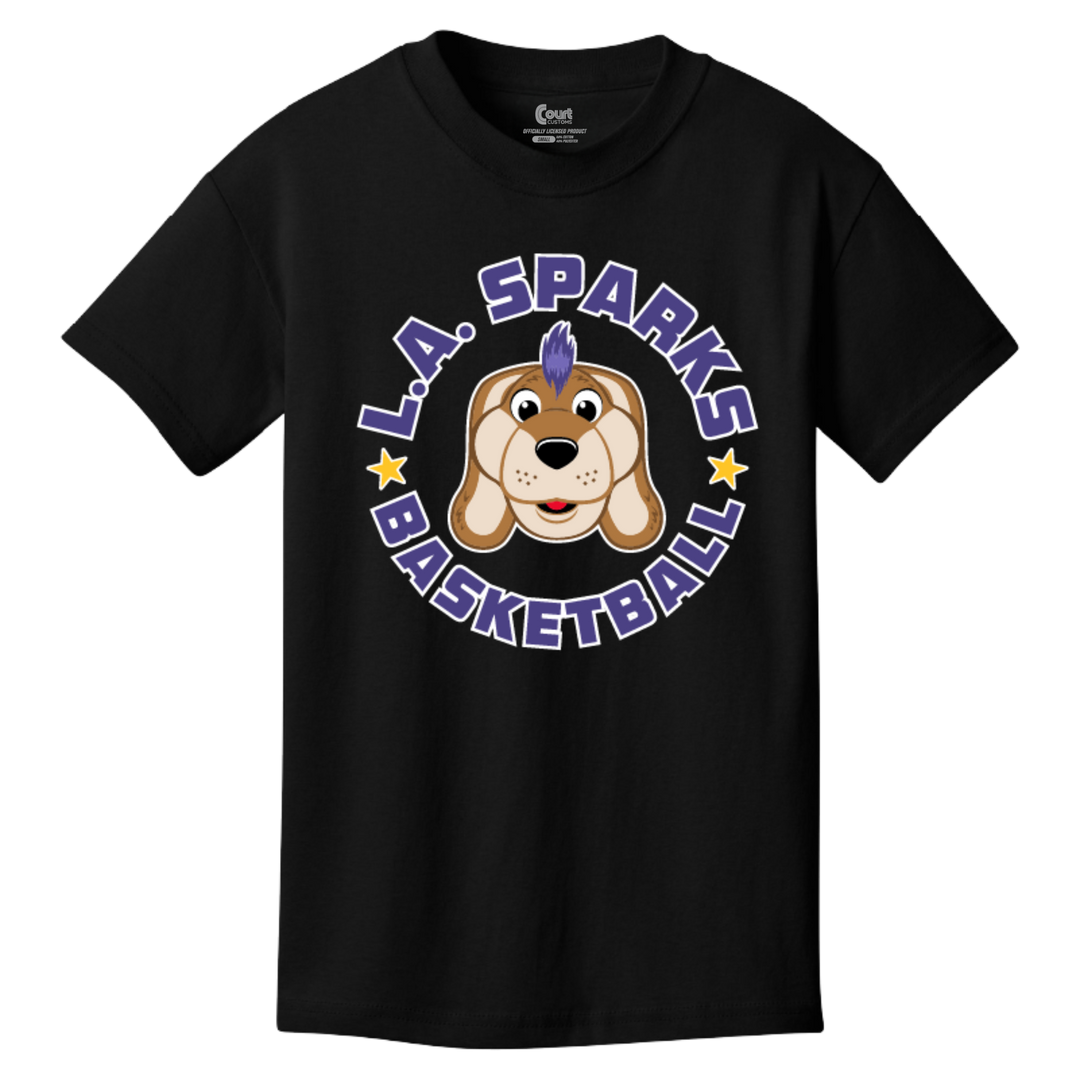 Los Angeles Sparks Youth Mascot Circle T-Shirt