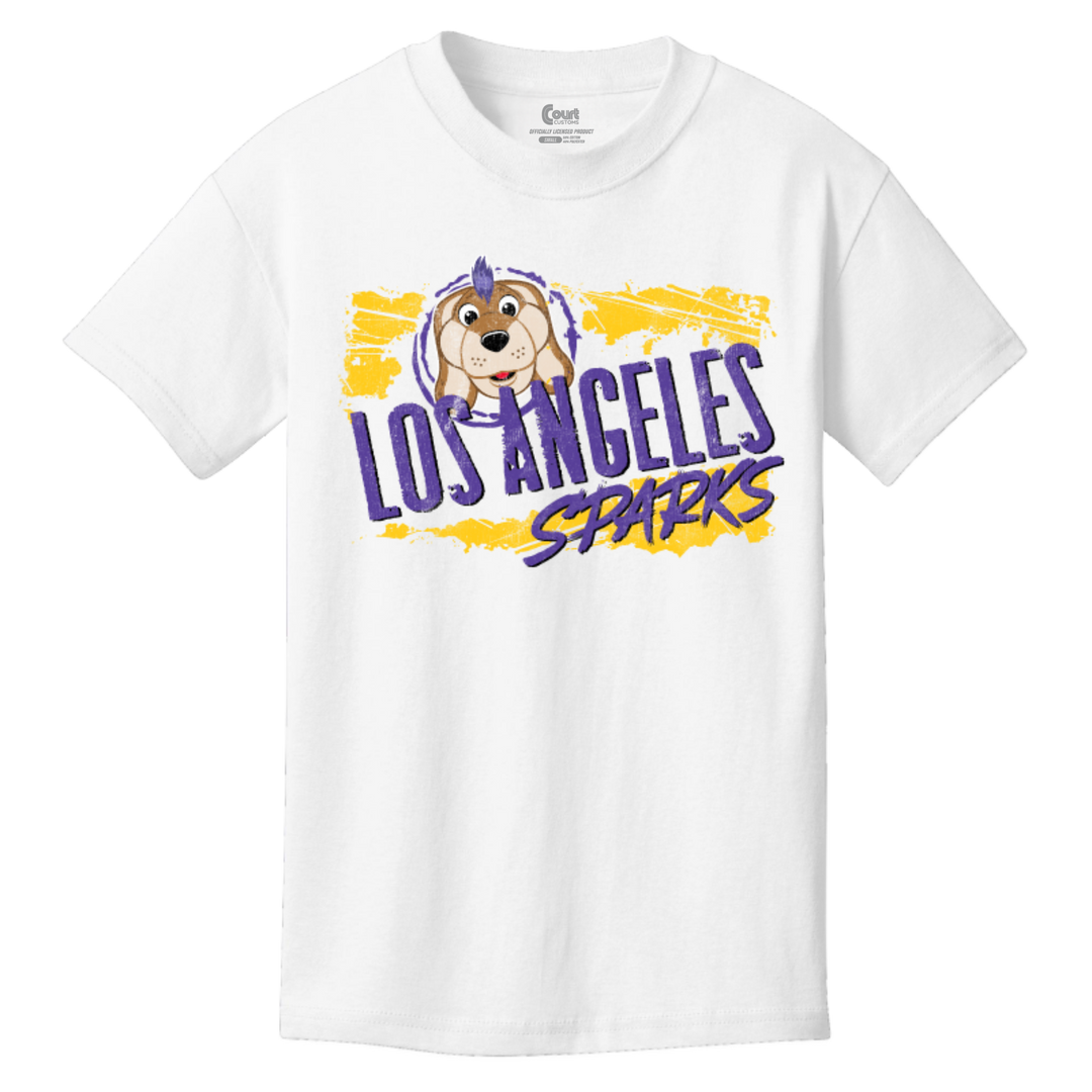 Los Angeles Sparks Youth Mascot Slant T-Shirt